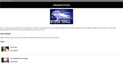 Desktop Screenshot of getspeedtravels.zimbile.com